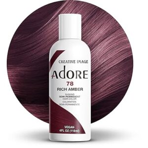Adore Shining Semi Permanent Hair Color Rich Amber