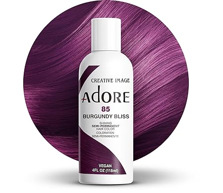 Adore Shining Semi Permanent Hair Color Burgundy Bliss