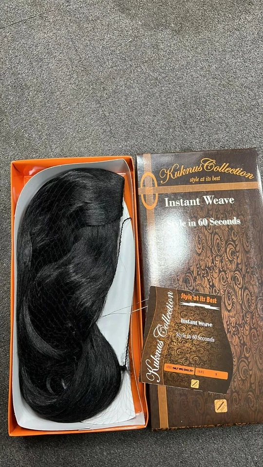 kuknus half wig english straight